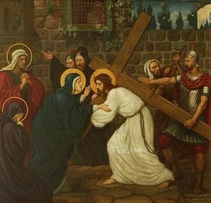 Jesus Meets His Afflicted Mother